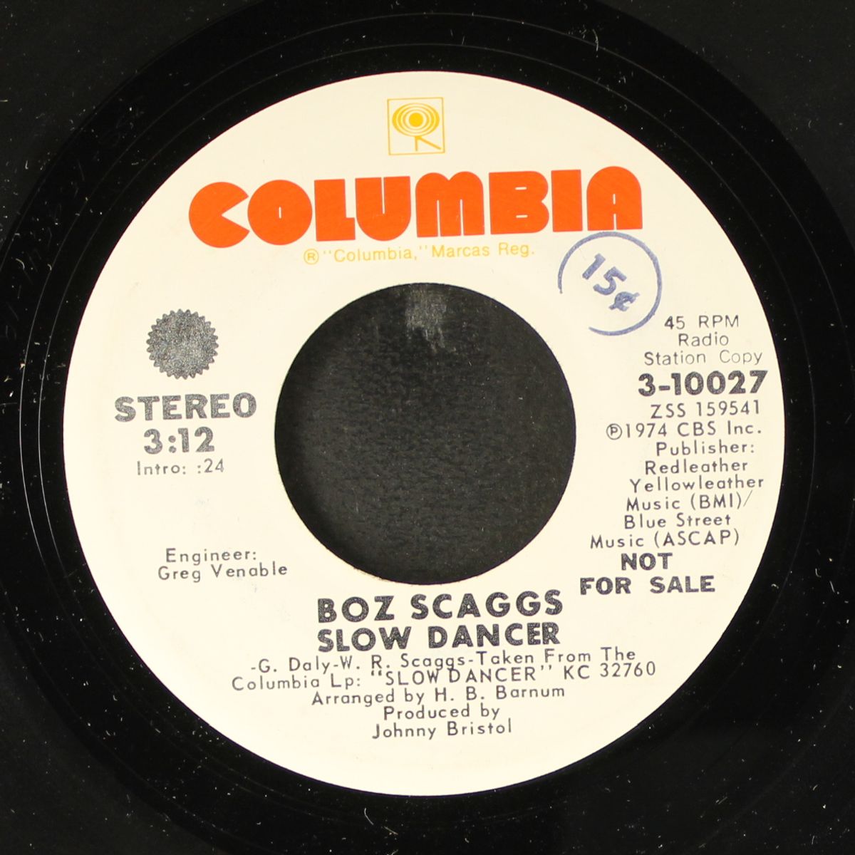slow dancer / mono by BOZ SCAGGS