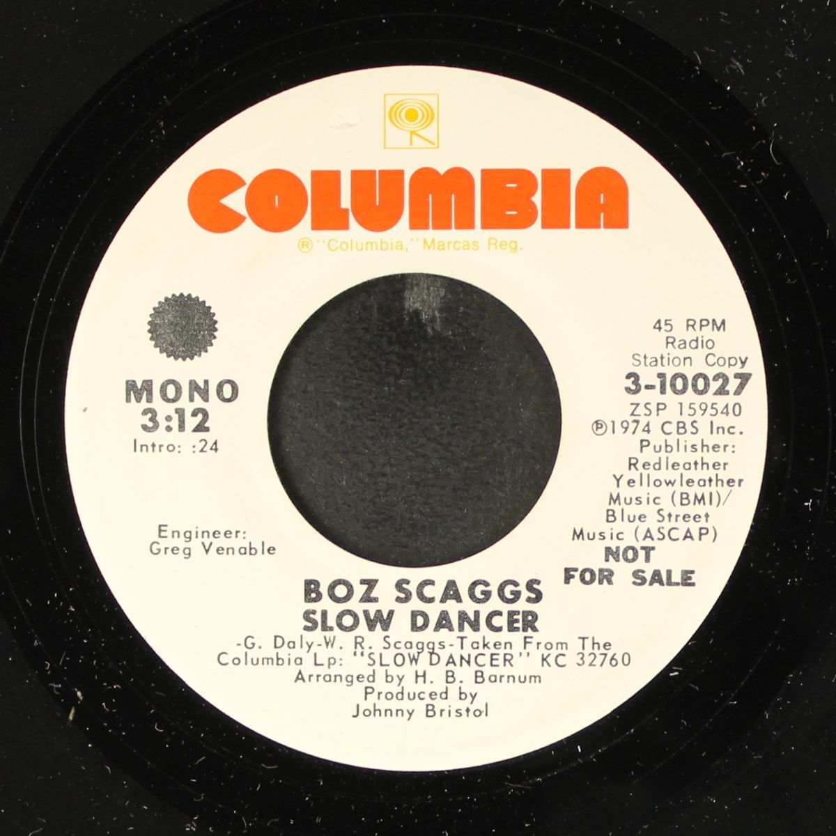 slow dancer / mono by BOZ SCAGGS