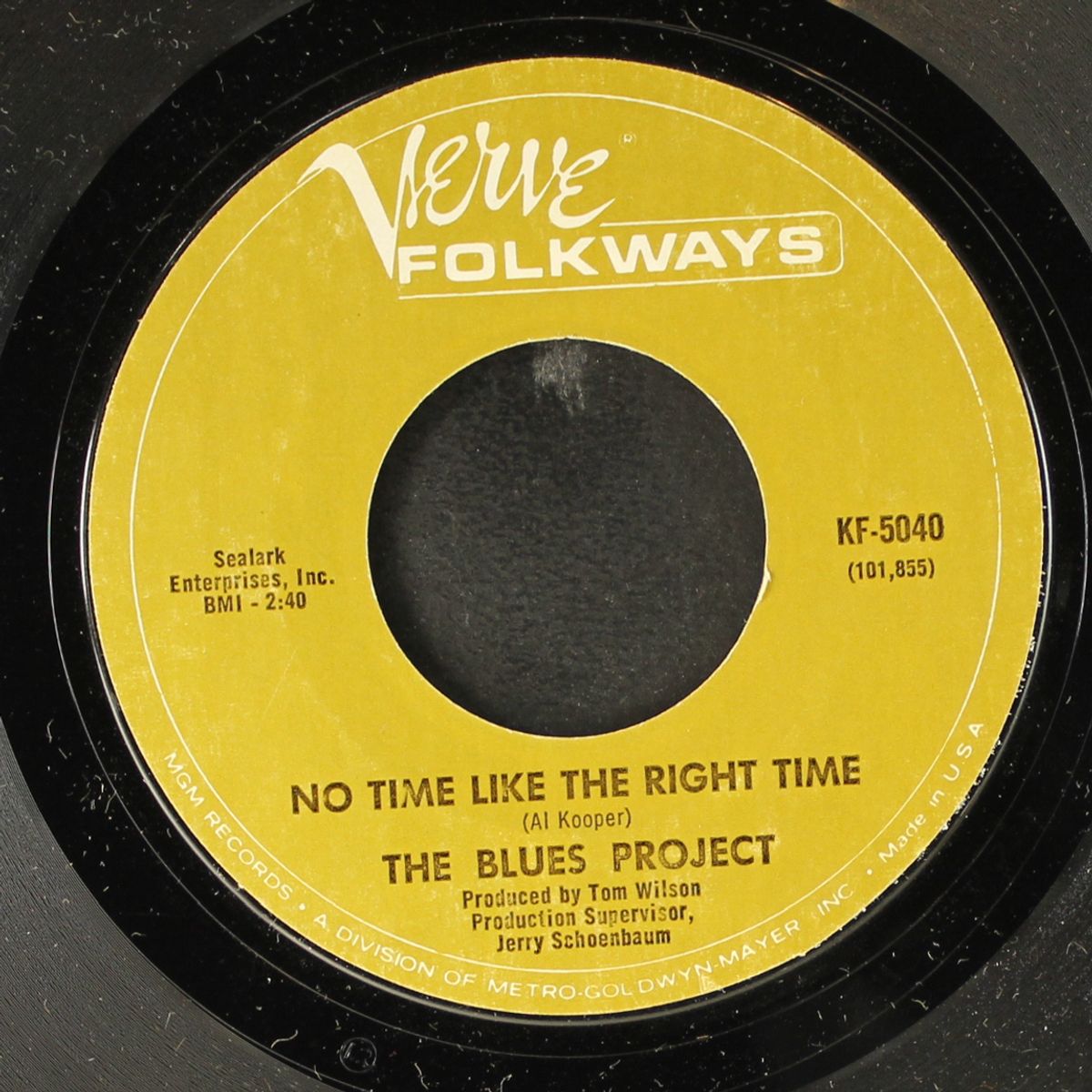 no time like the right time / steve's song by BLUES PROJECT