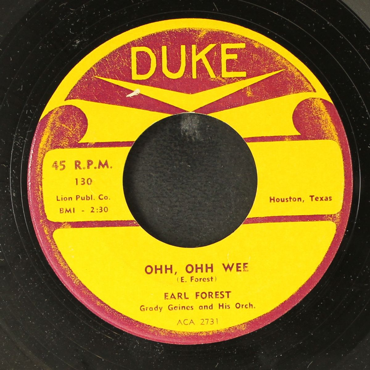 your kind of love / ohh, ohh wee by EARL FOREST