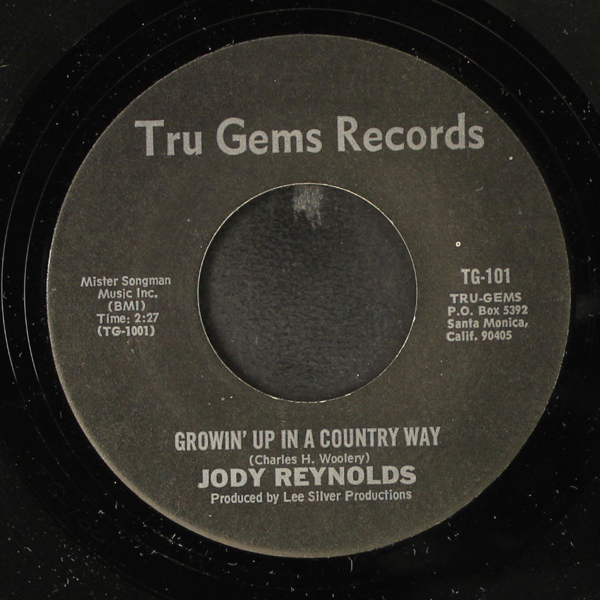 crazy bout my own life style / growin' up in a country way by JODY REYNOLDS