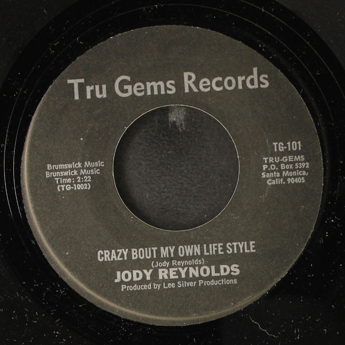 crazy bout my own life style / growin' up in a country way by JODY REYNOLDS