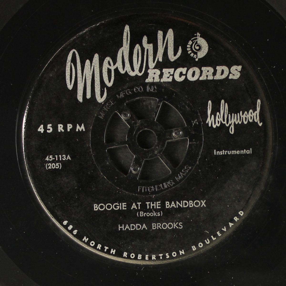 boogie at the bandbox / bully wully boogie by HADDA BROOKS