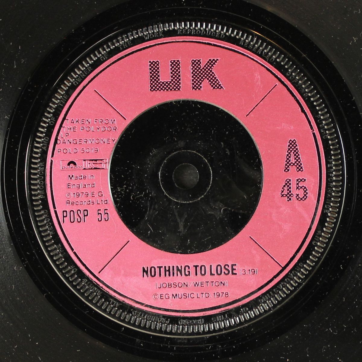 nothing to lose / in the dead of the night by UK