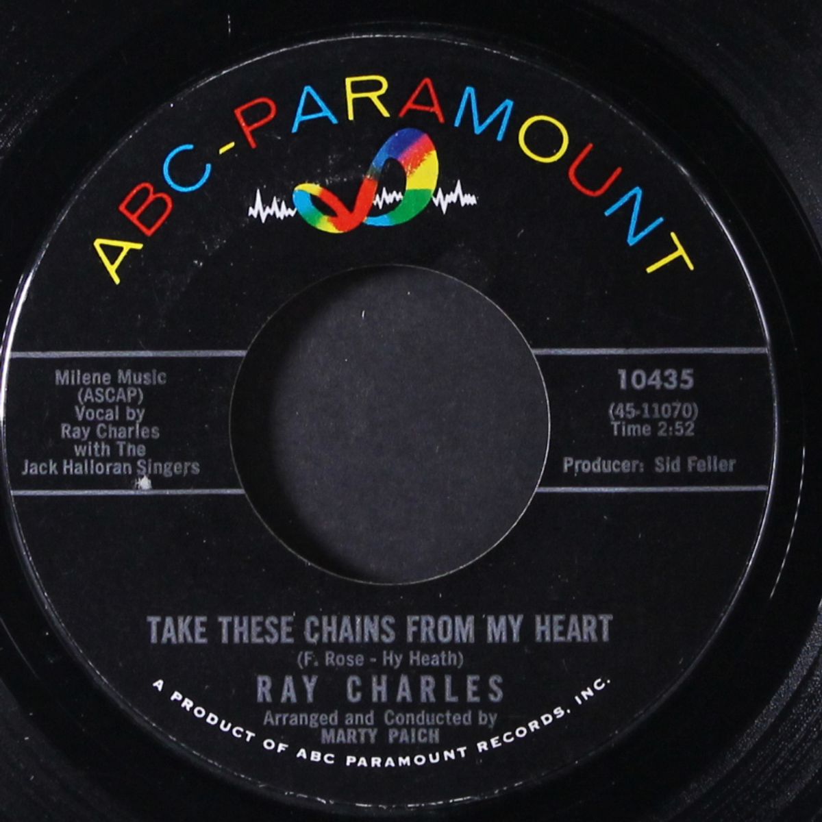 take these chains from my heart / no letter today by RAY CHARLES