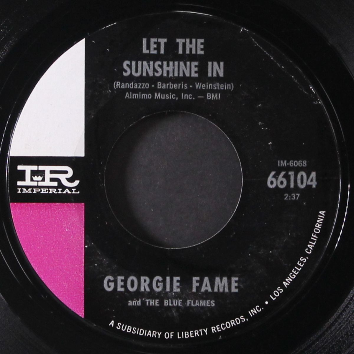 let the sunshine in / in the meantime by GEORGIE FAME & BLUE FLAMES