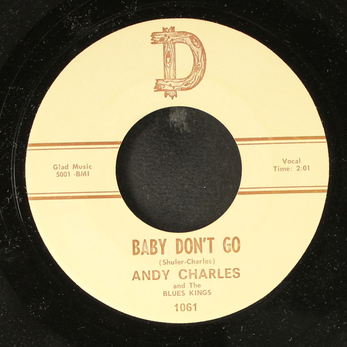 love come back / baby don't go by ANDY CHARLES & BLUES KINGS