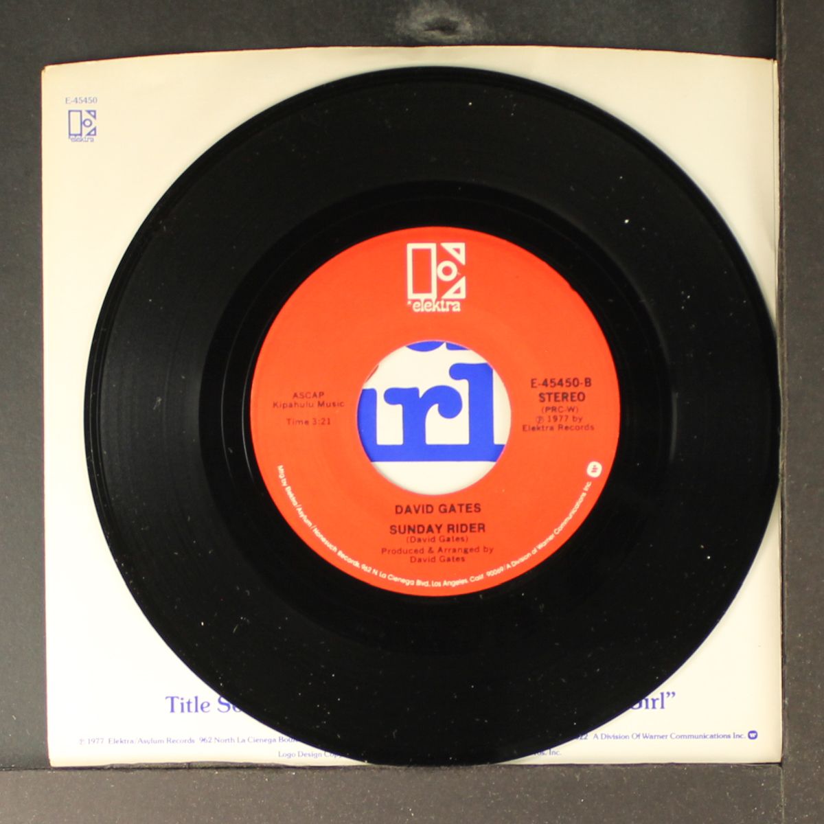 goodbye girl / sunday rider by DAVID GATES