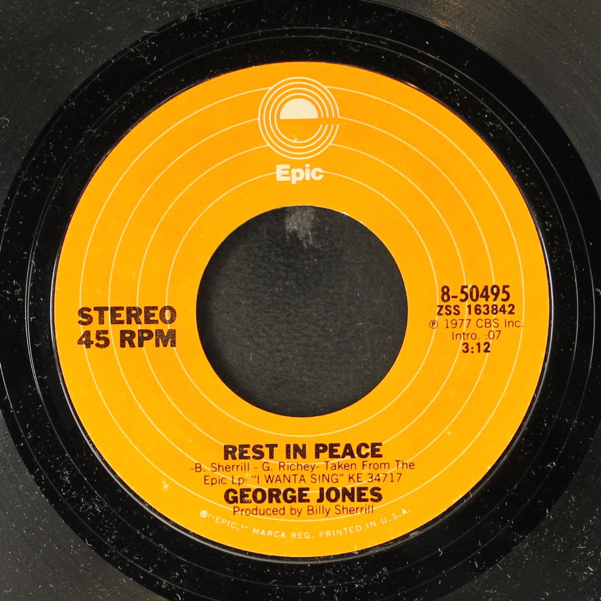 bartender's blues / rest in peace by GEORGE JONES