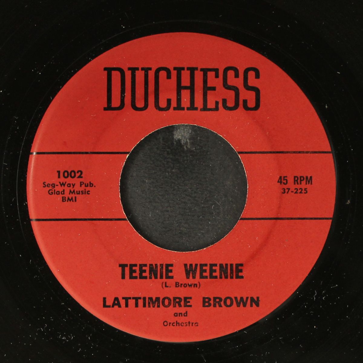 teenie weenie / night time is the right time by LATTIMORE BROWN