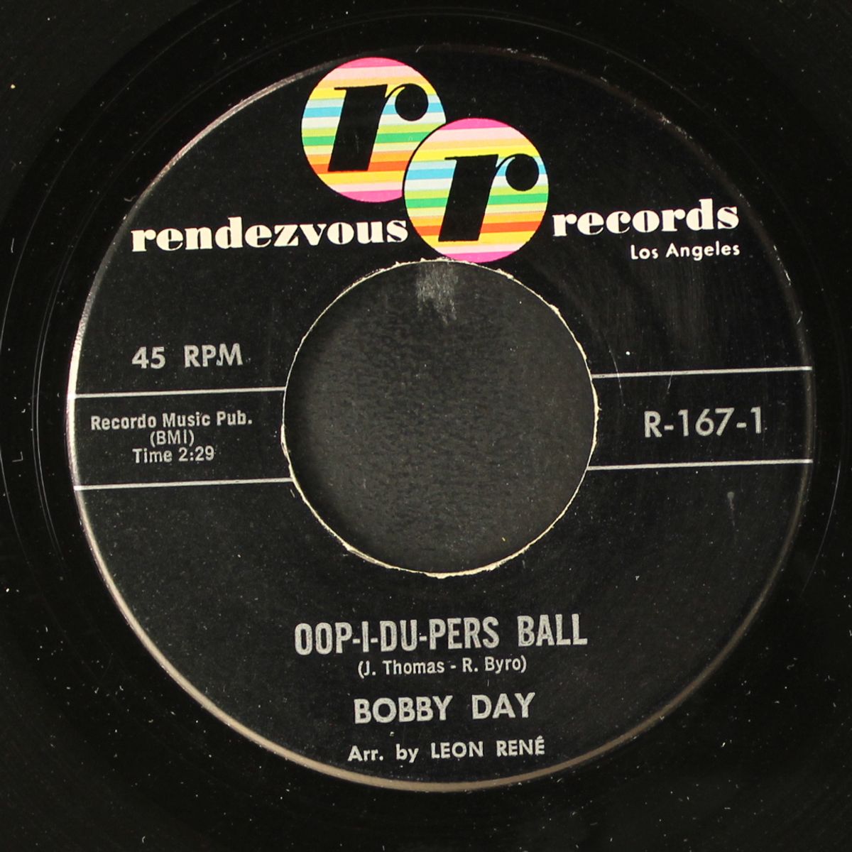 don't worry 'bout me / oop-i-du-pers ball by BOBBY DAY