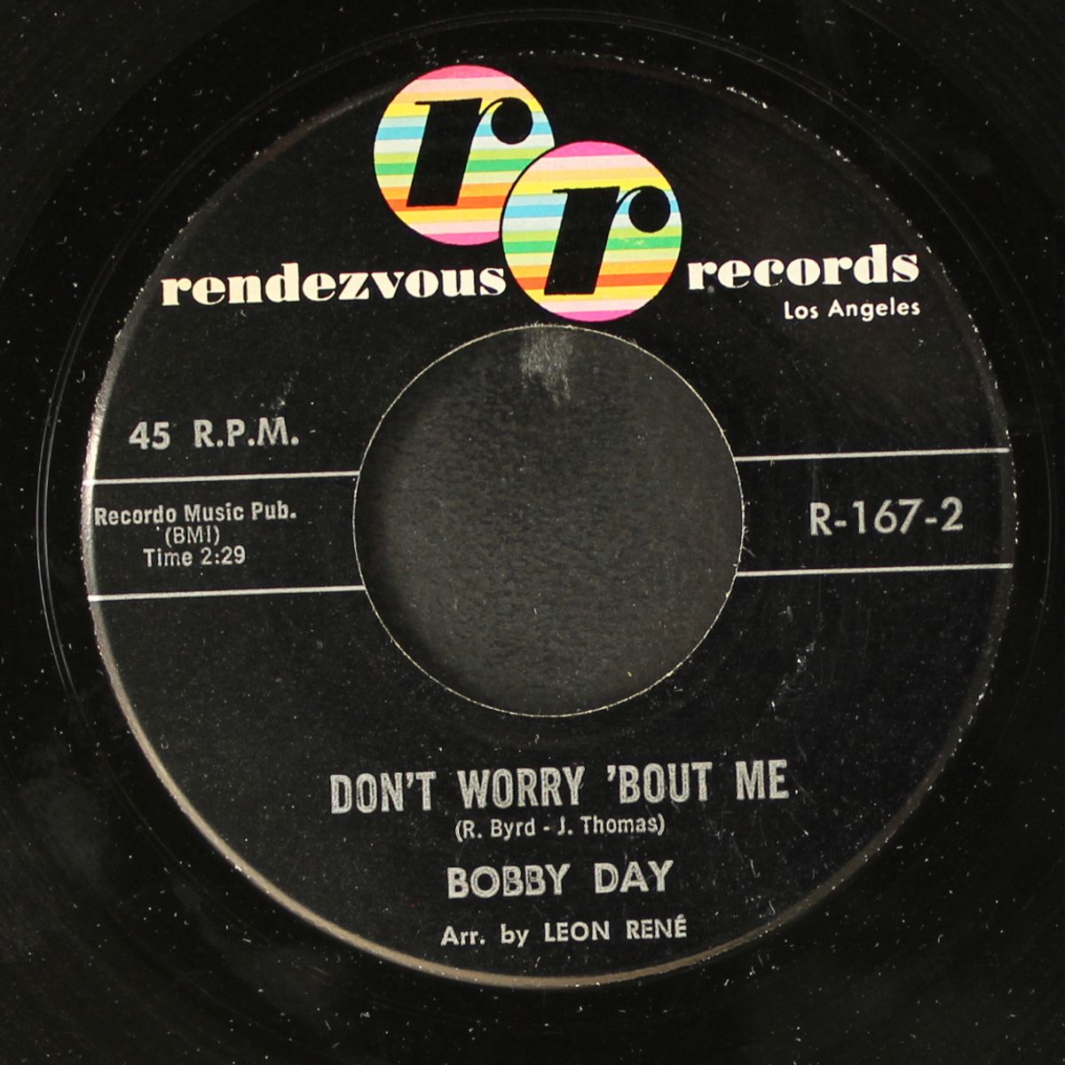 don't worry 'bout me / oop-i-du-pers ball by BOBBY DAY
