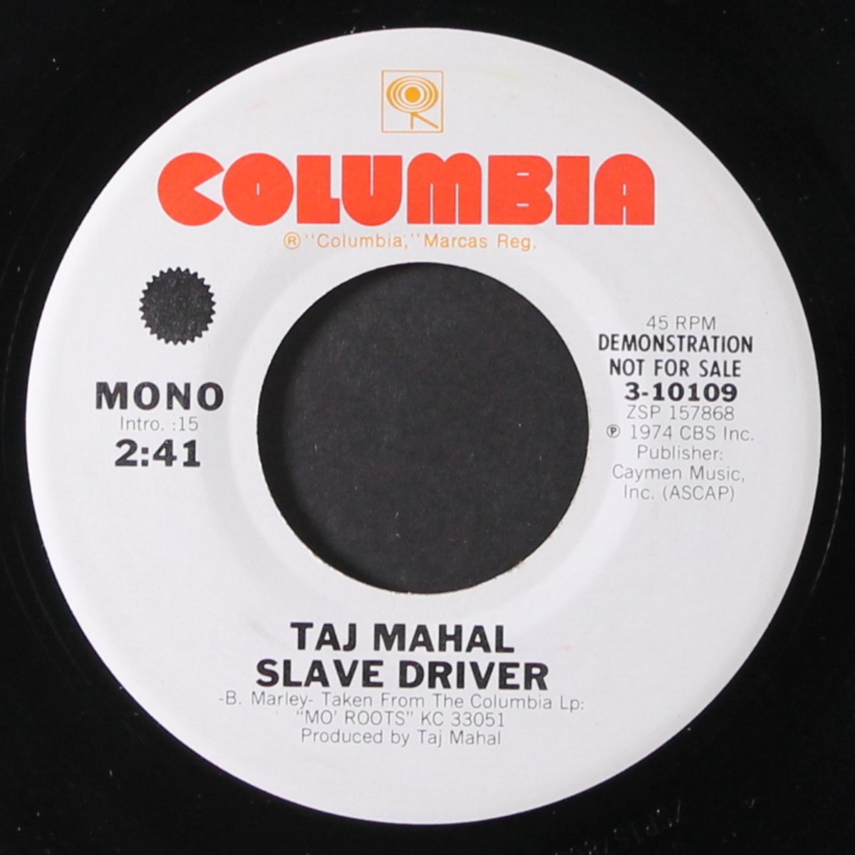 slave driver / mono by TAJ MAHAL