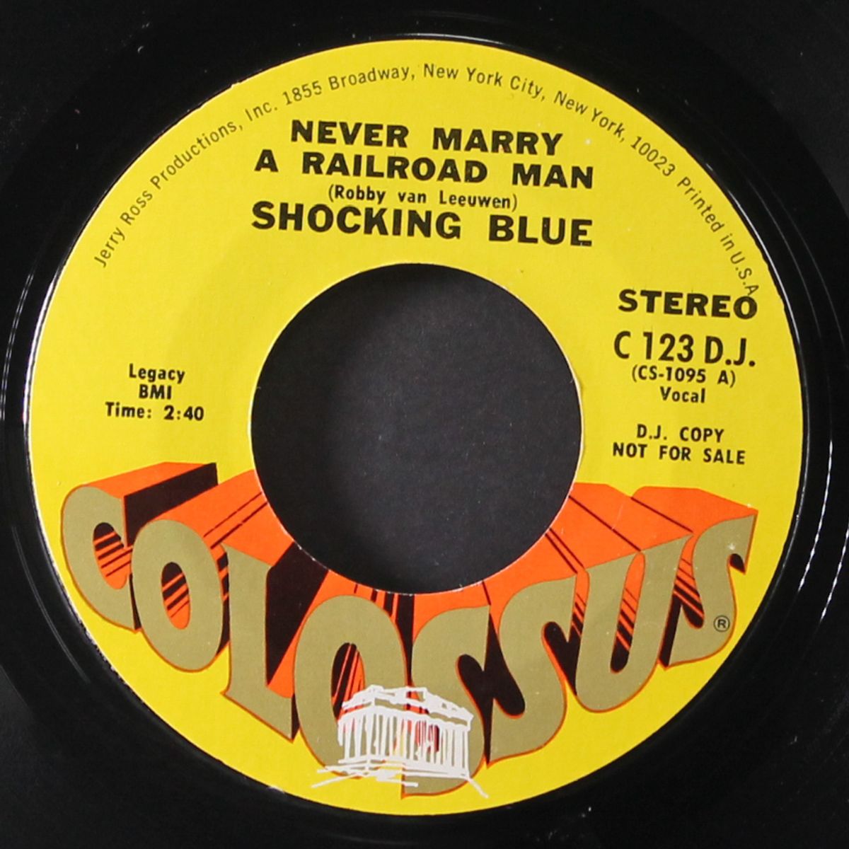 never marry a railroad man / mono by SHOCKING BLUE