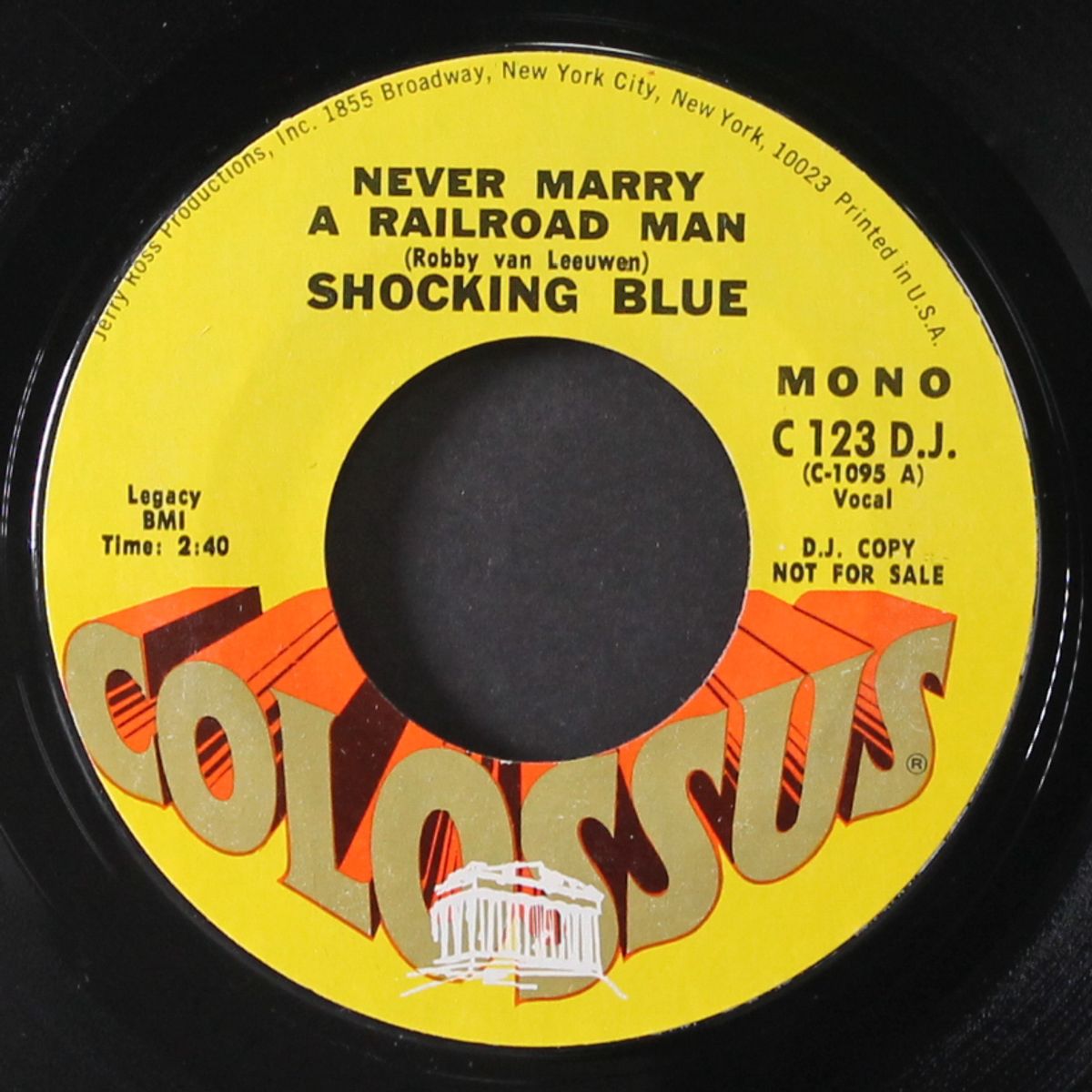 never marry a railroad man / mono by SHOCKING BLUE