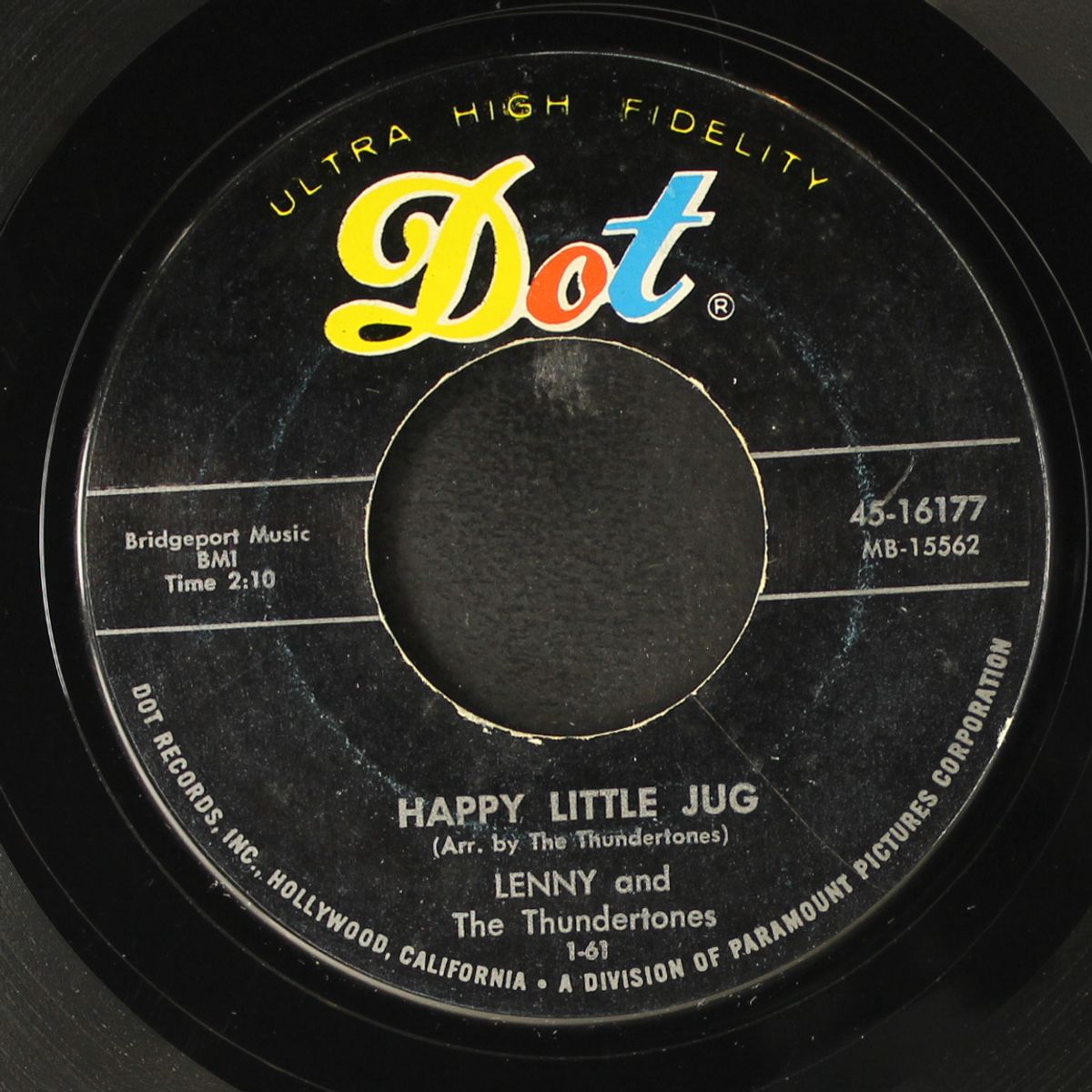 street beat / happy little jug by LENNY & THUNDERTONES