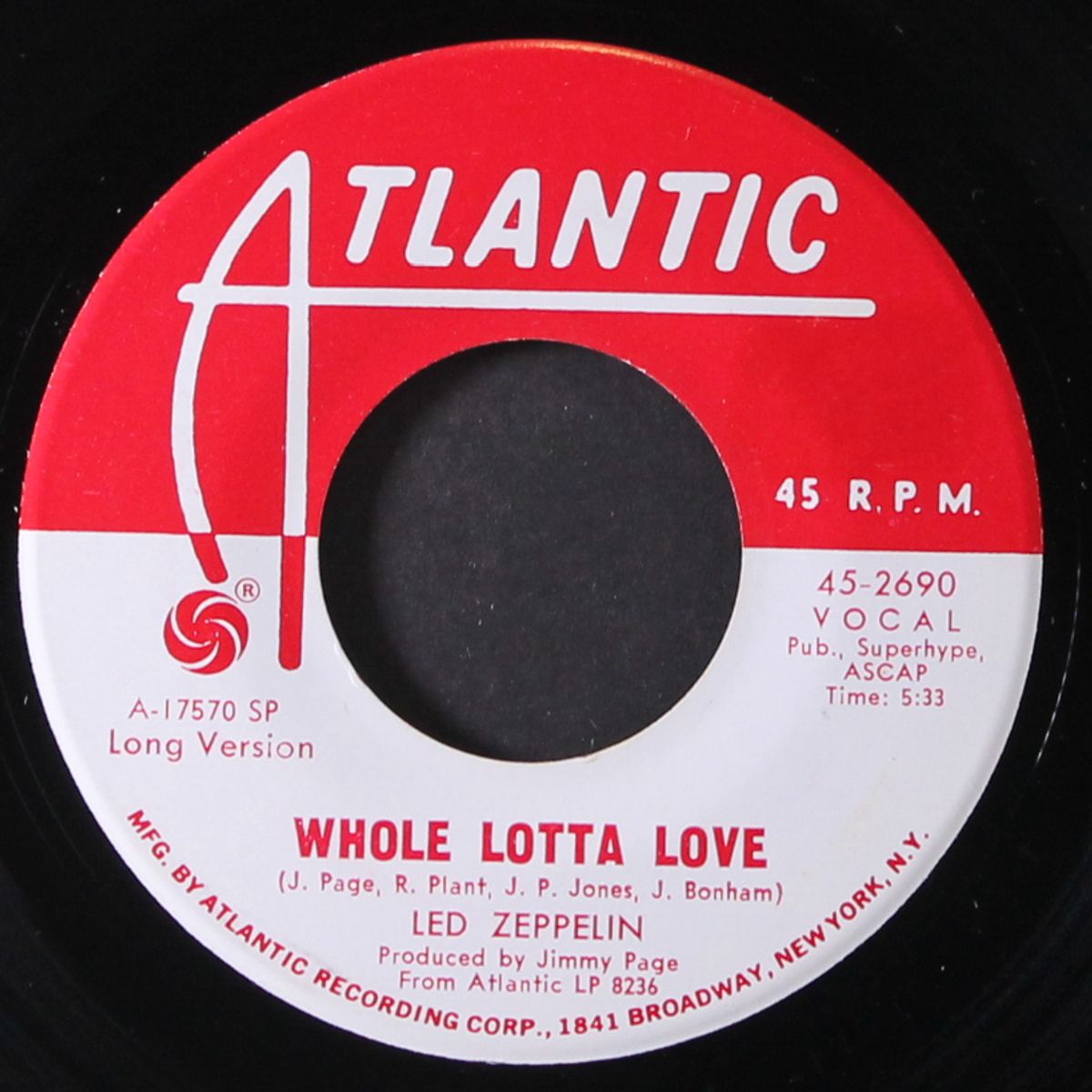 whole lotta love / short by LED ZEPPELIN
