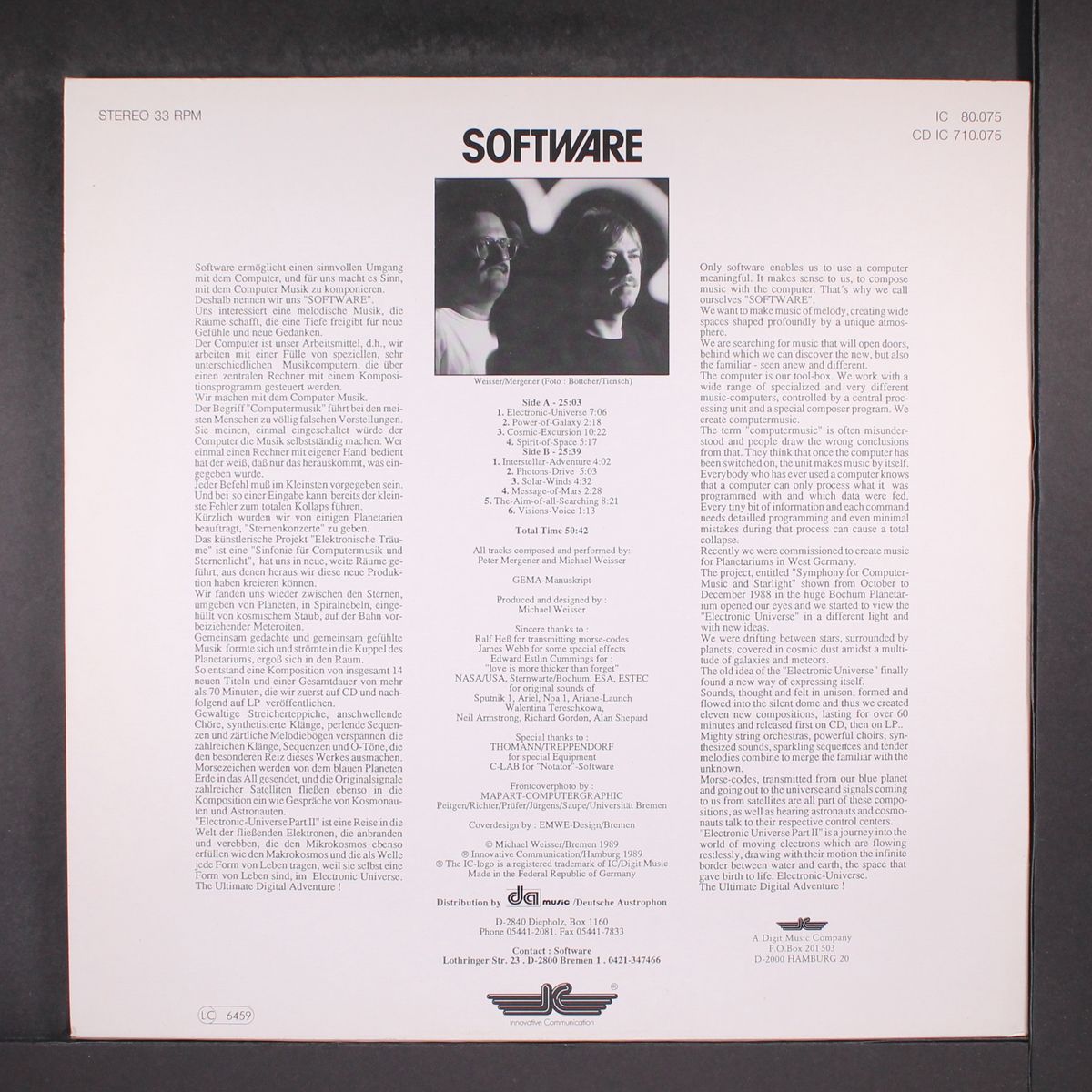 electronic universe part ii by SOFTWARE