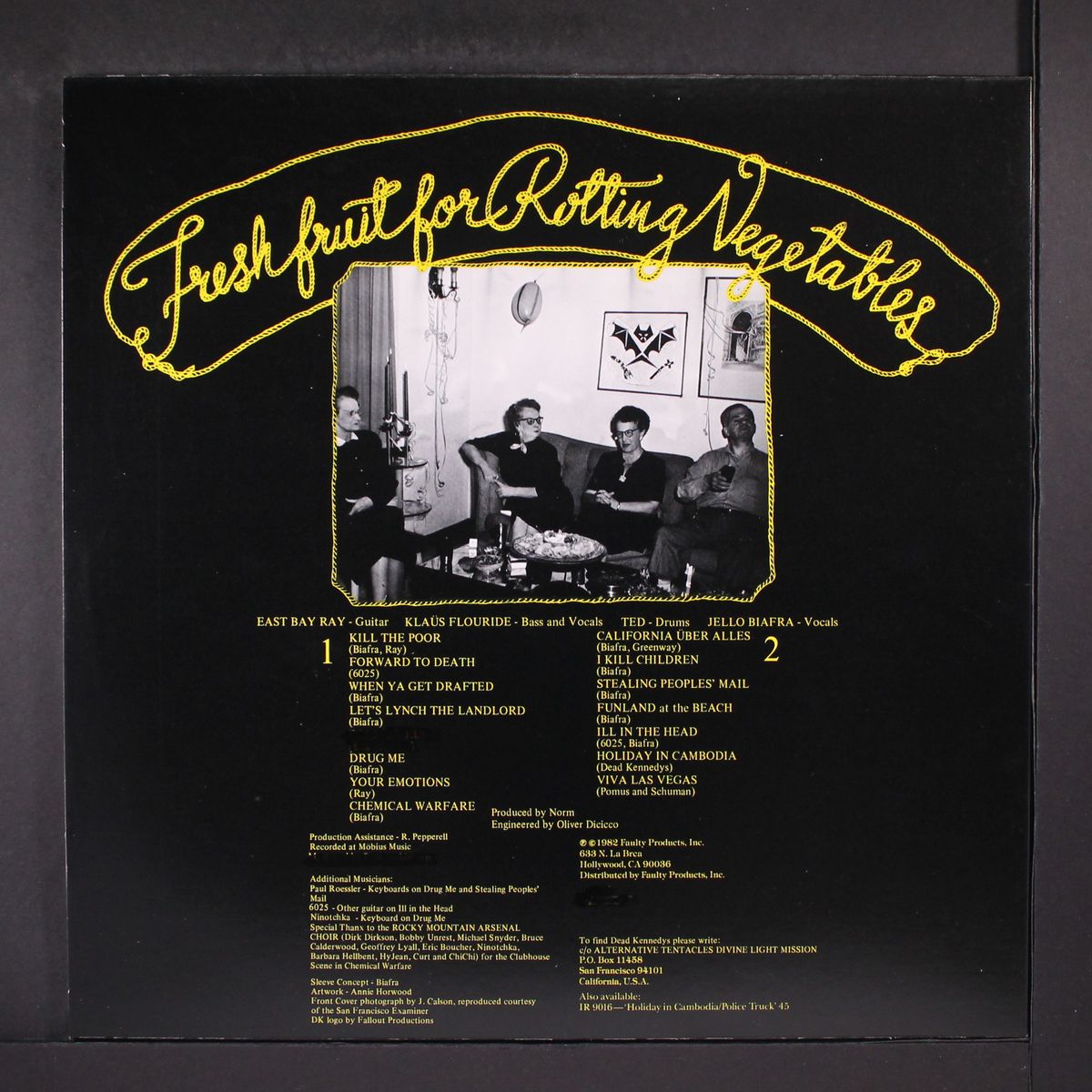 fresh fruit for rotting vegetables by DEAD KENNEDYS