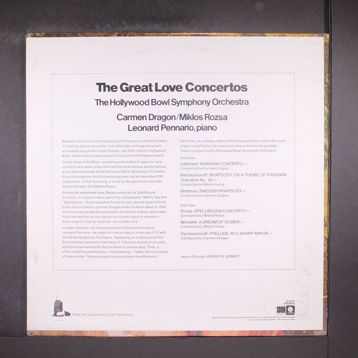 the great love concertos by HOLLYWOOD BOWL SYMPHONY ORCHESTRA