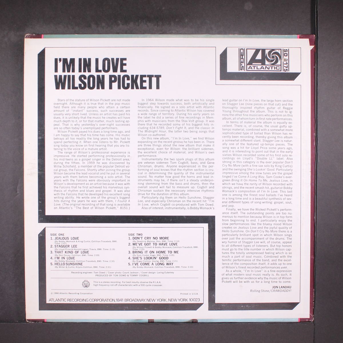 i'm in love by WILSON PICKETT