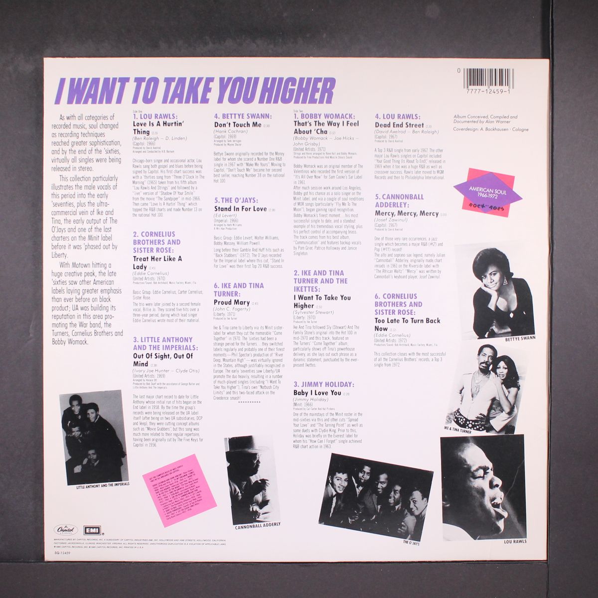 i want to take you higher by VARIOUS