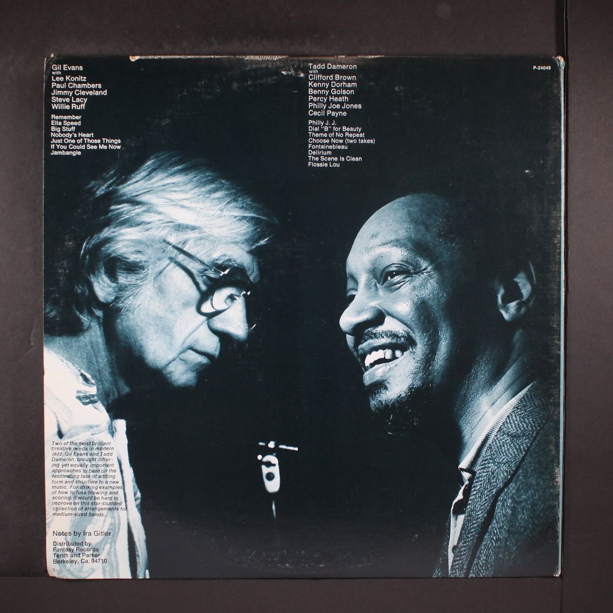 the arranger's touch by GIL EVANS & TADD DAMERON