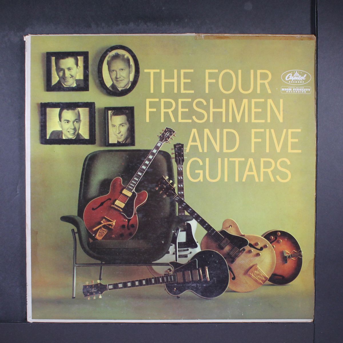 and five guitars by FOUR FRESHMEN