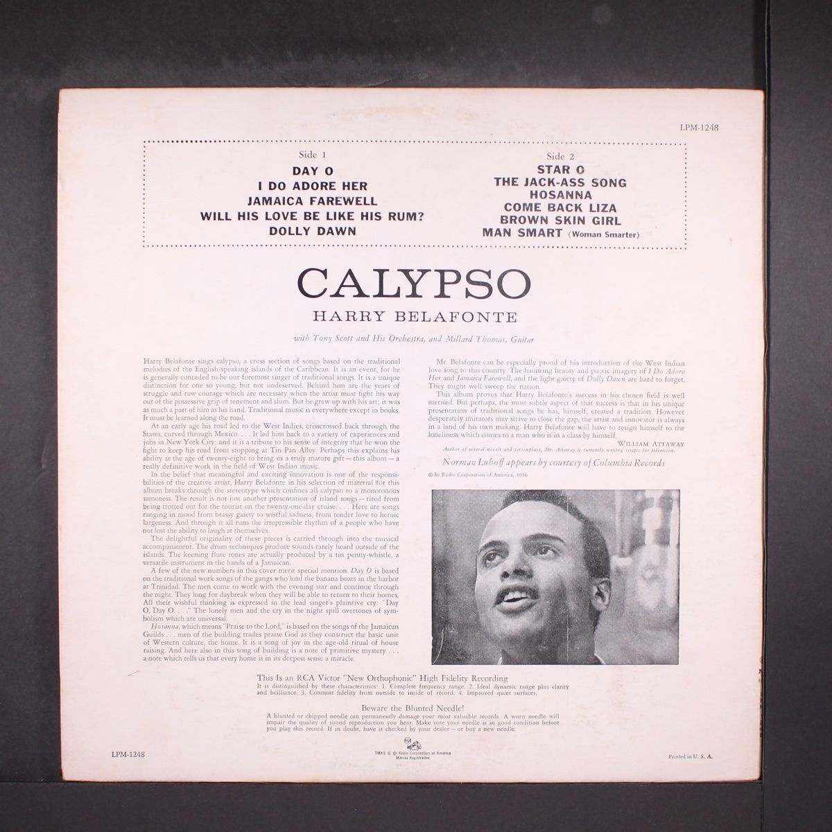 calypso by HARRY BELAFONTE
