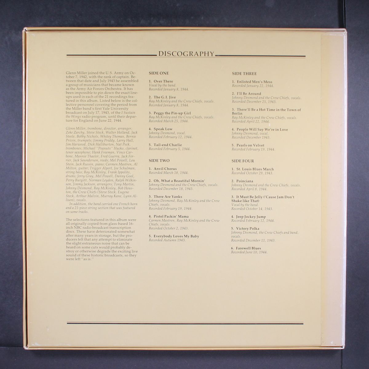 major glenn miller by GLENN MILLER
