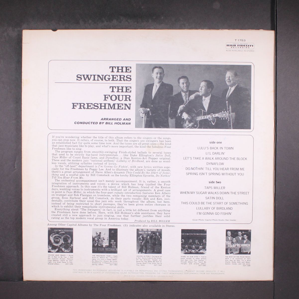 the swingers, 12 jazz favorites by FOUR FRESHMEN