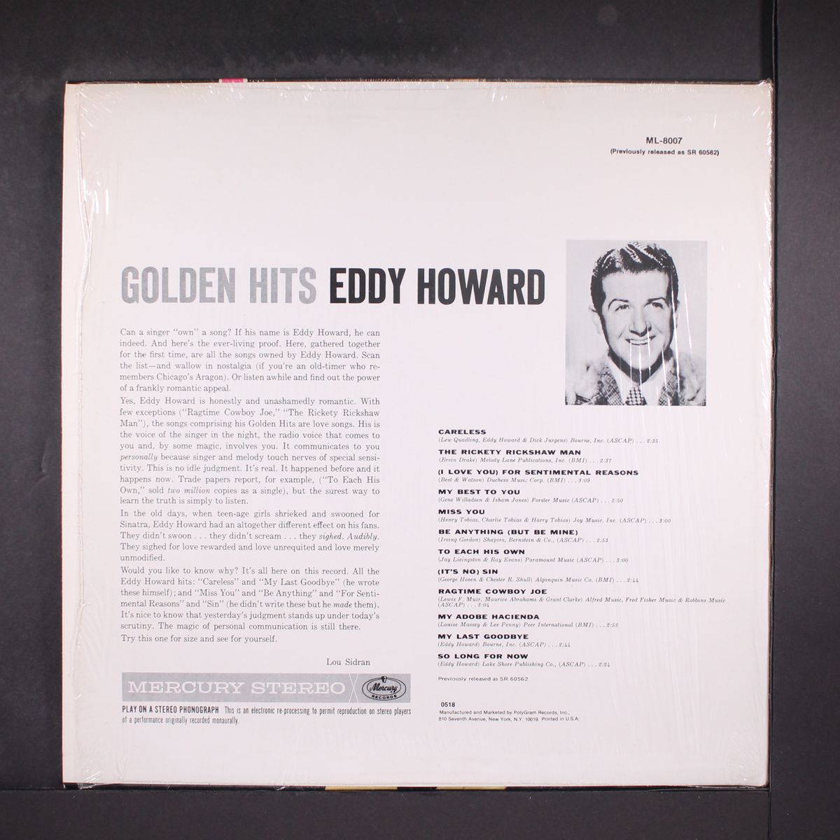 golden hits by EDDY HOWARD