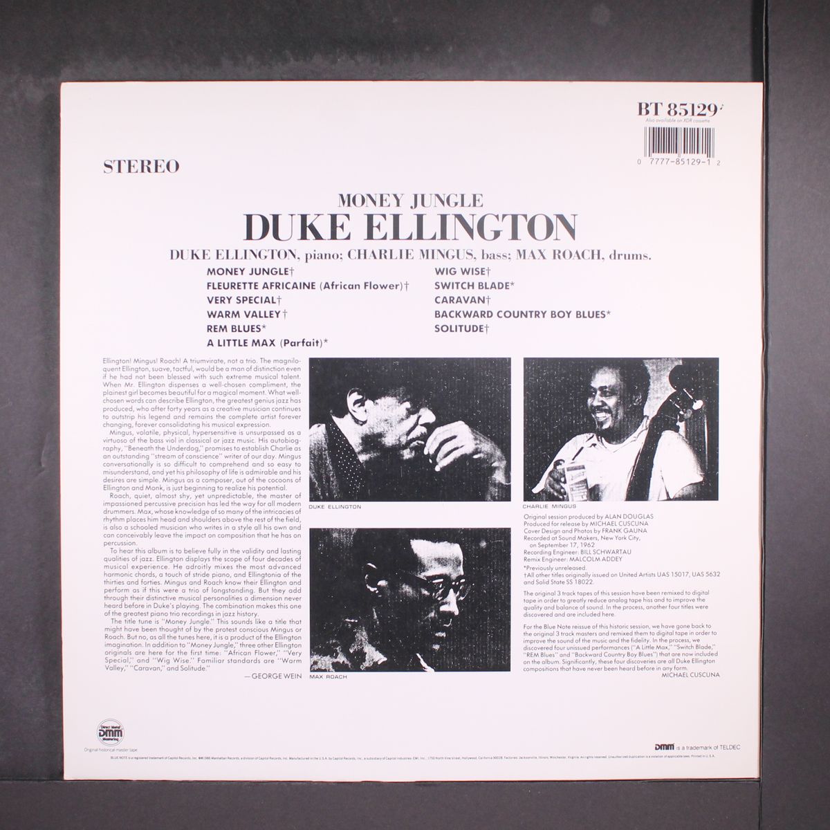 money jungle by DUKE ELLINGTON, CHARLES MINGUS, MAX ROACH
