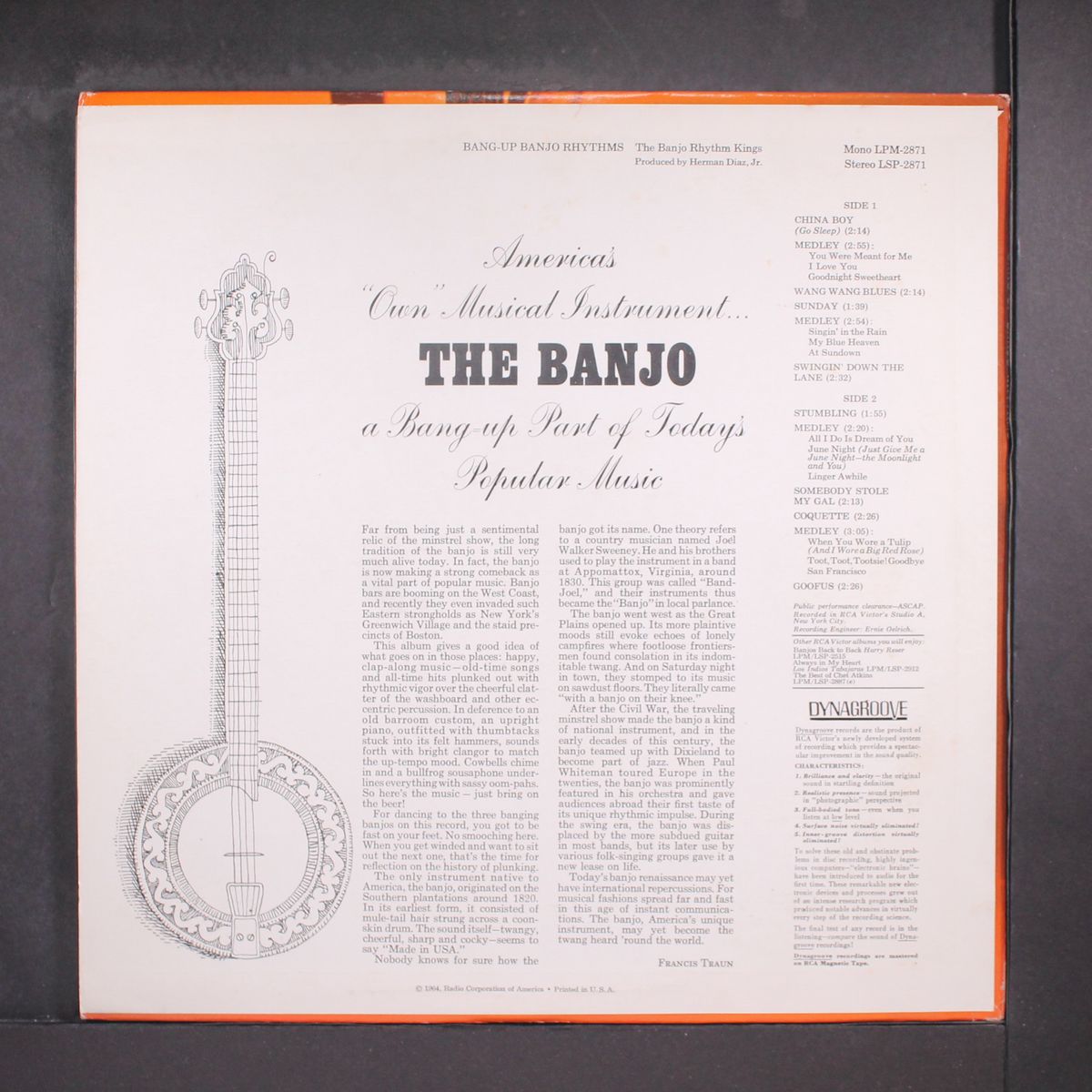 bang-up banjo rhythms by BANJO RHYTHM KINGS