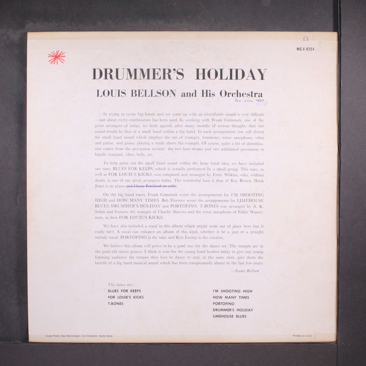 drummer's holiday by LOUIS BELLSON