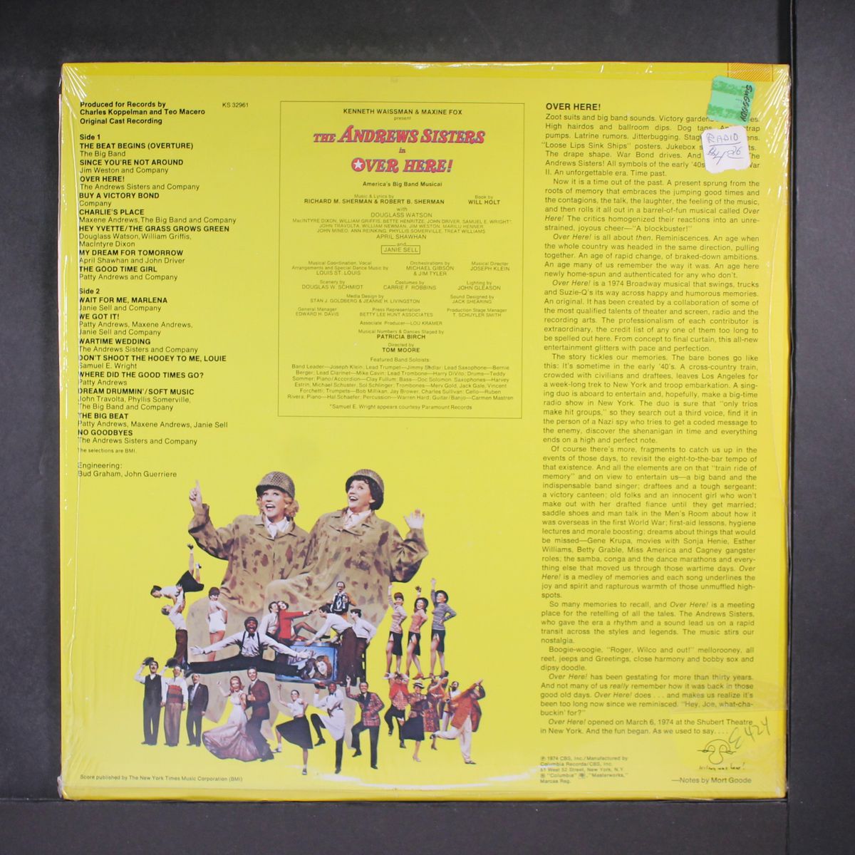 over here! by ANDREWS SISTERS