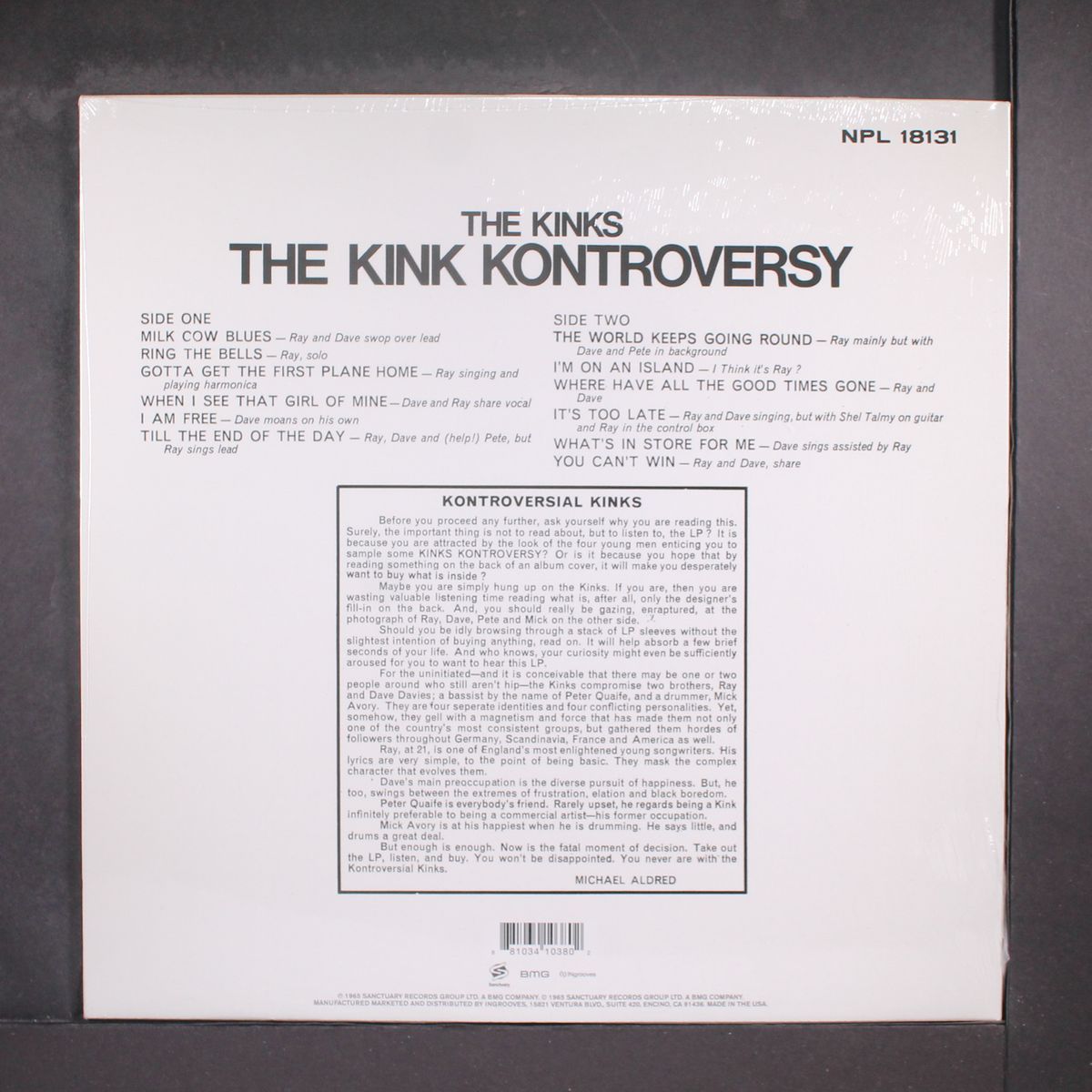 the kink kontroversy by KINKS