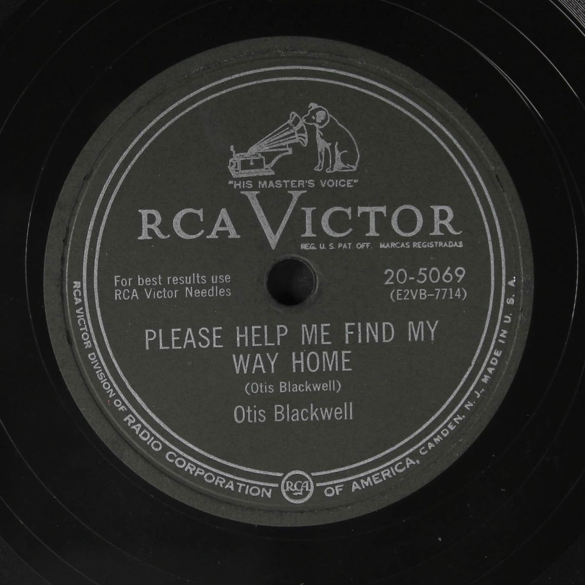 wake up fool / please help me find my way home by OTIS BLACKWELL