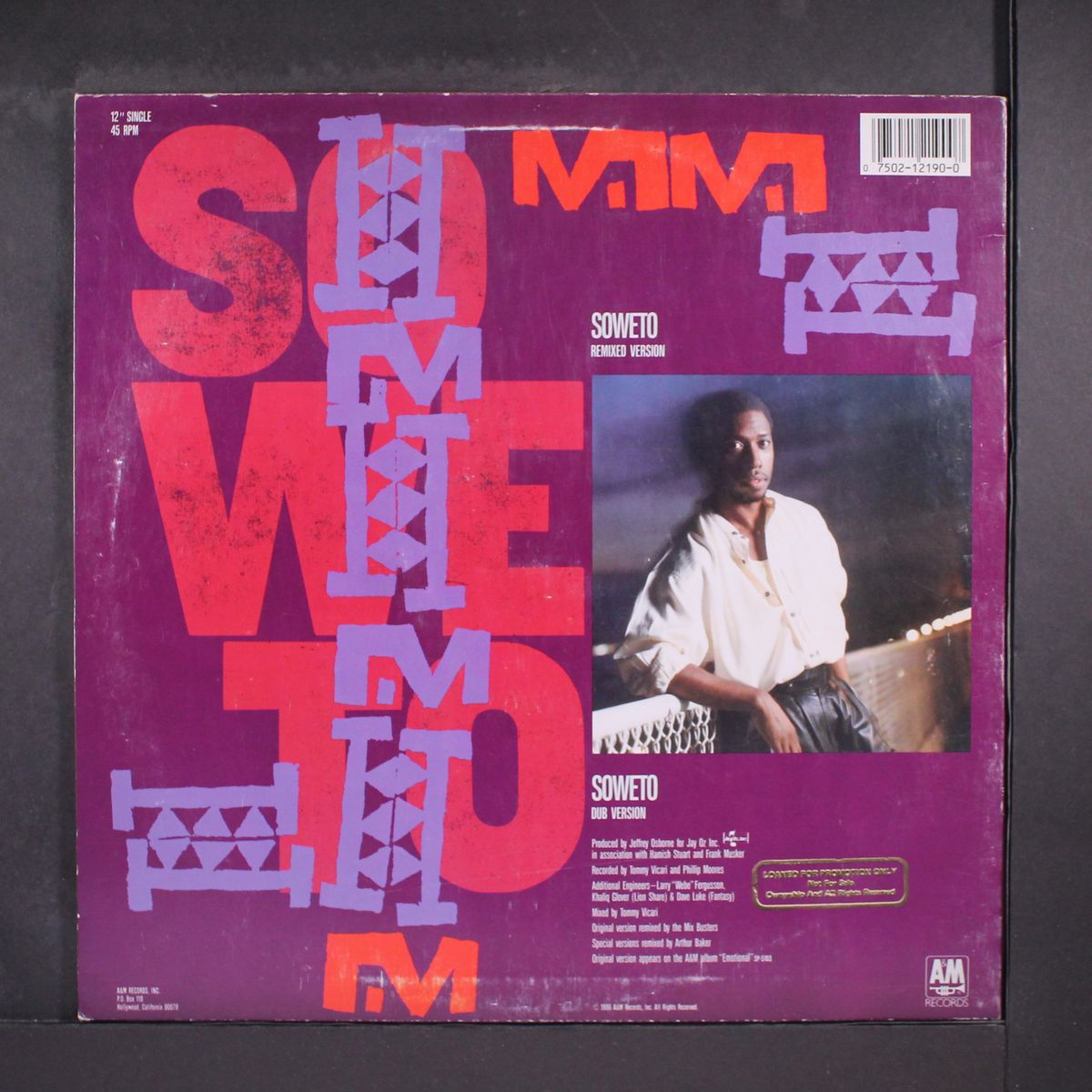 soweto / dub by JEFFREY OSBORNE