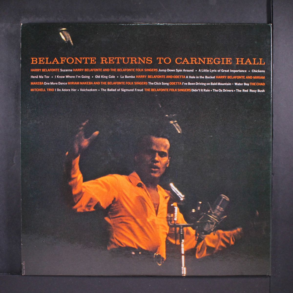 belafonte returns to carnegie hall by HARRY BELAFONTE