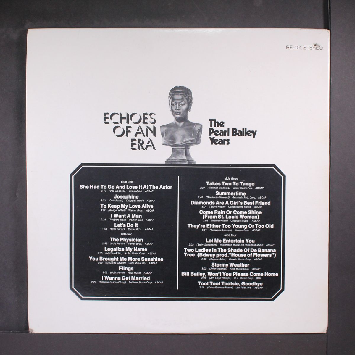 echoes of an era by PEARL BAILEY