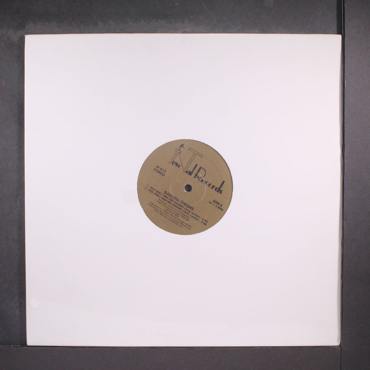 no more slack / for only heaven knows by DARNELL OWENS