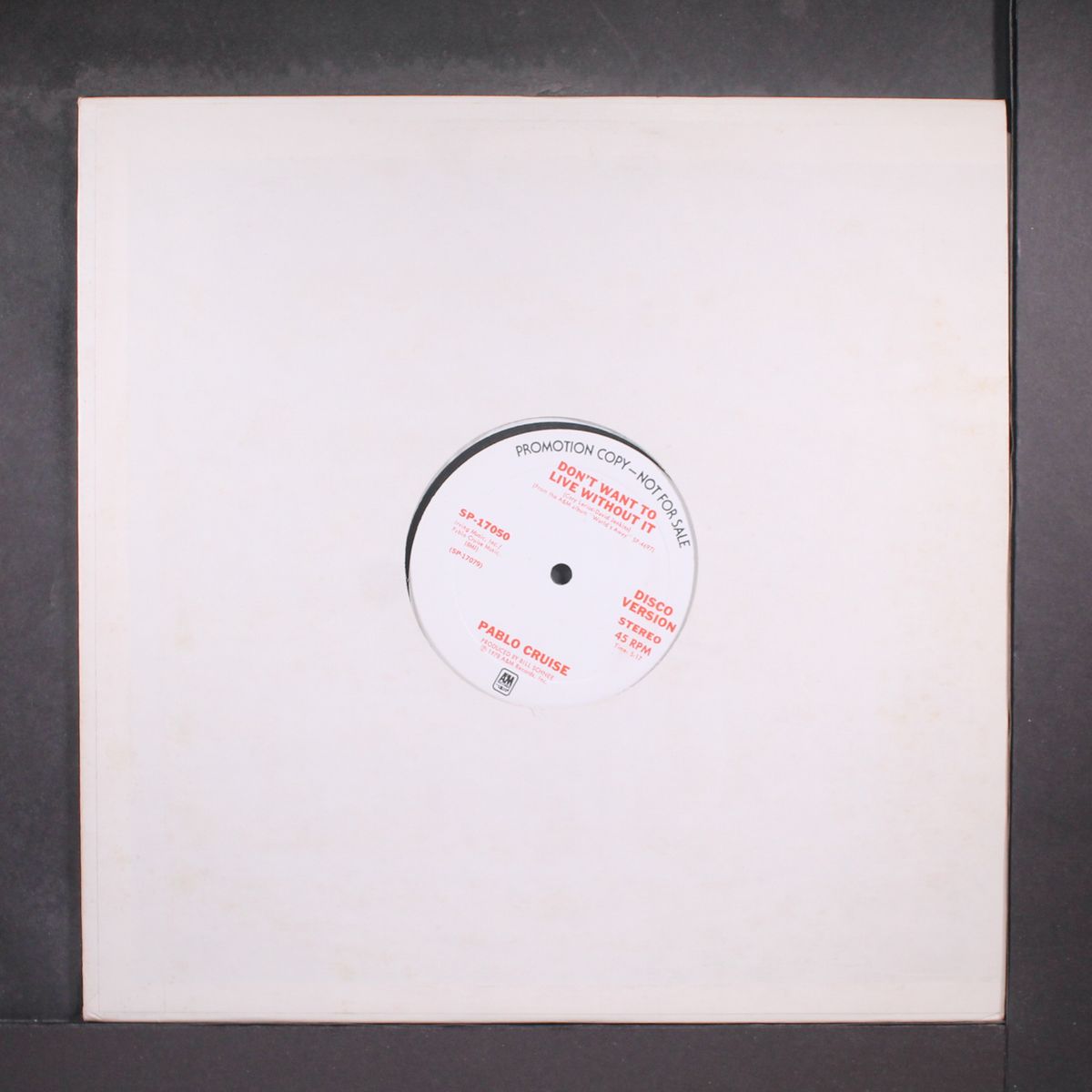 don't want to live without it / same by PABLO CRUISE