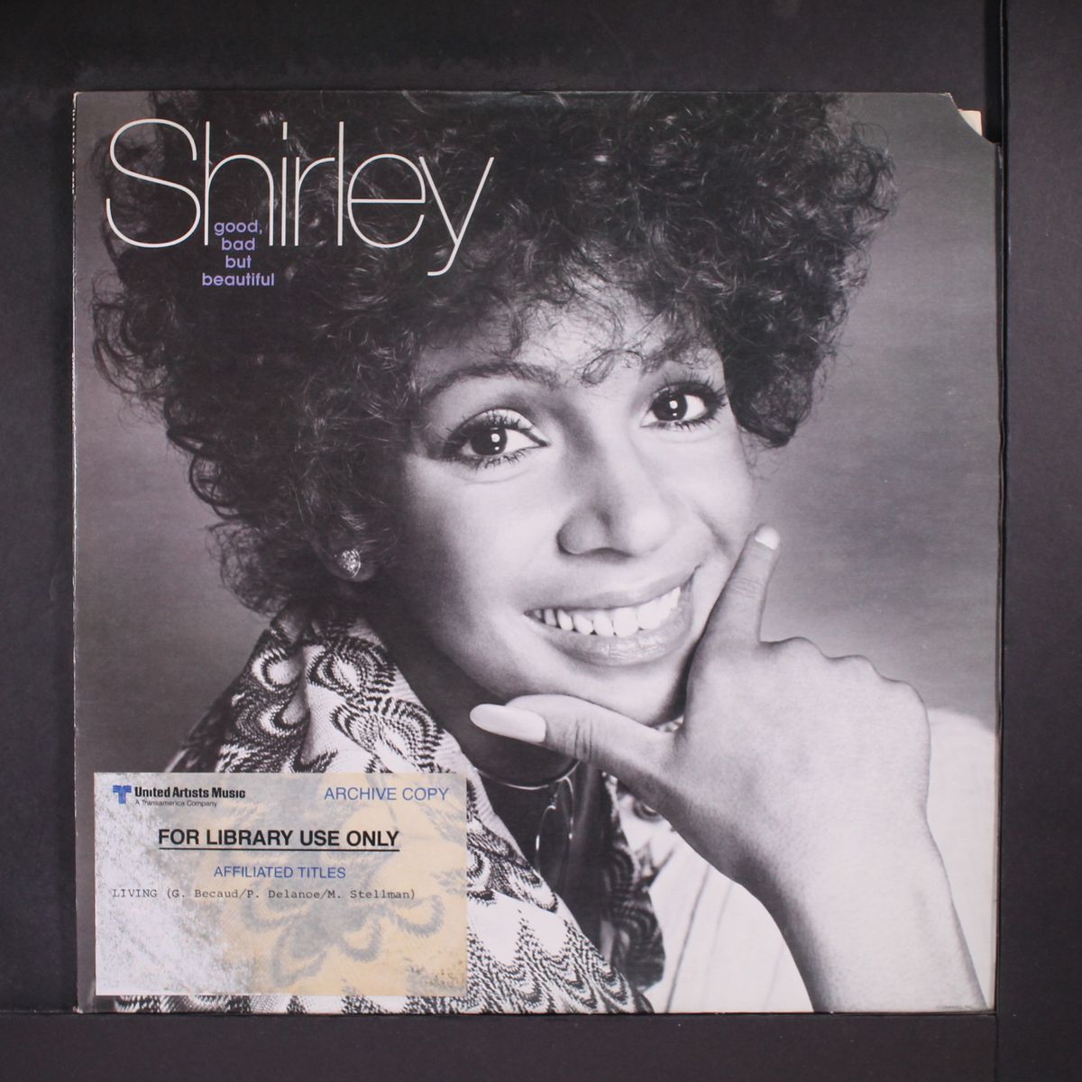 good, bad but beautiful by SHIRLEY BASSEY