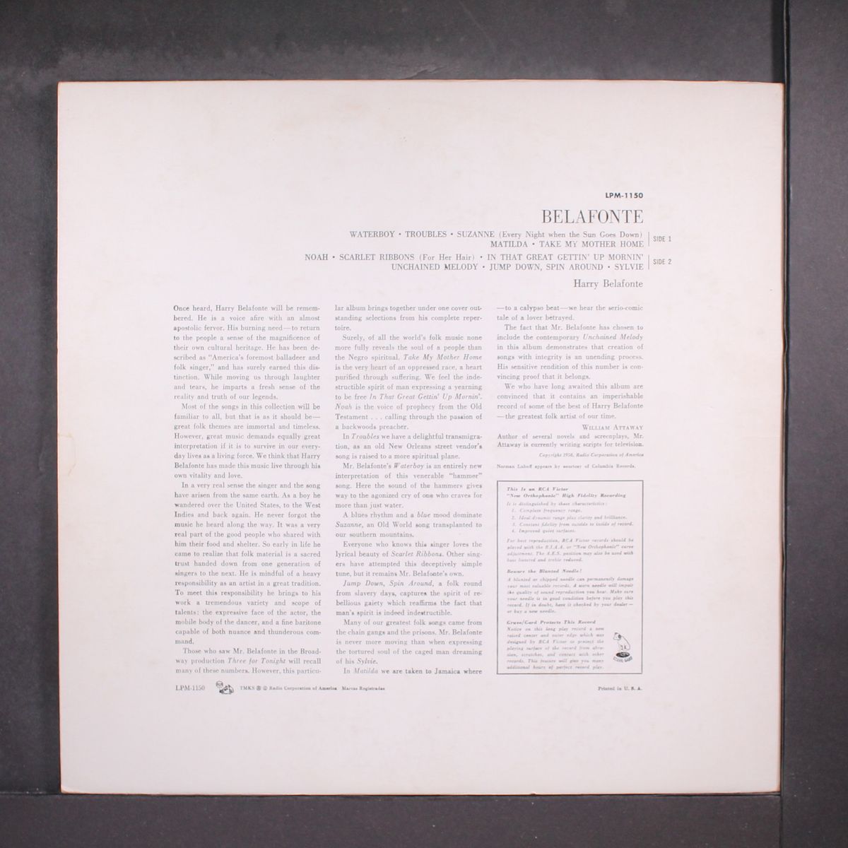 belafonte by HARRY BELAFONTE