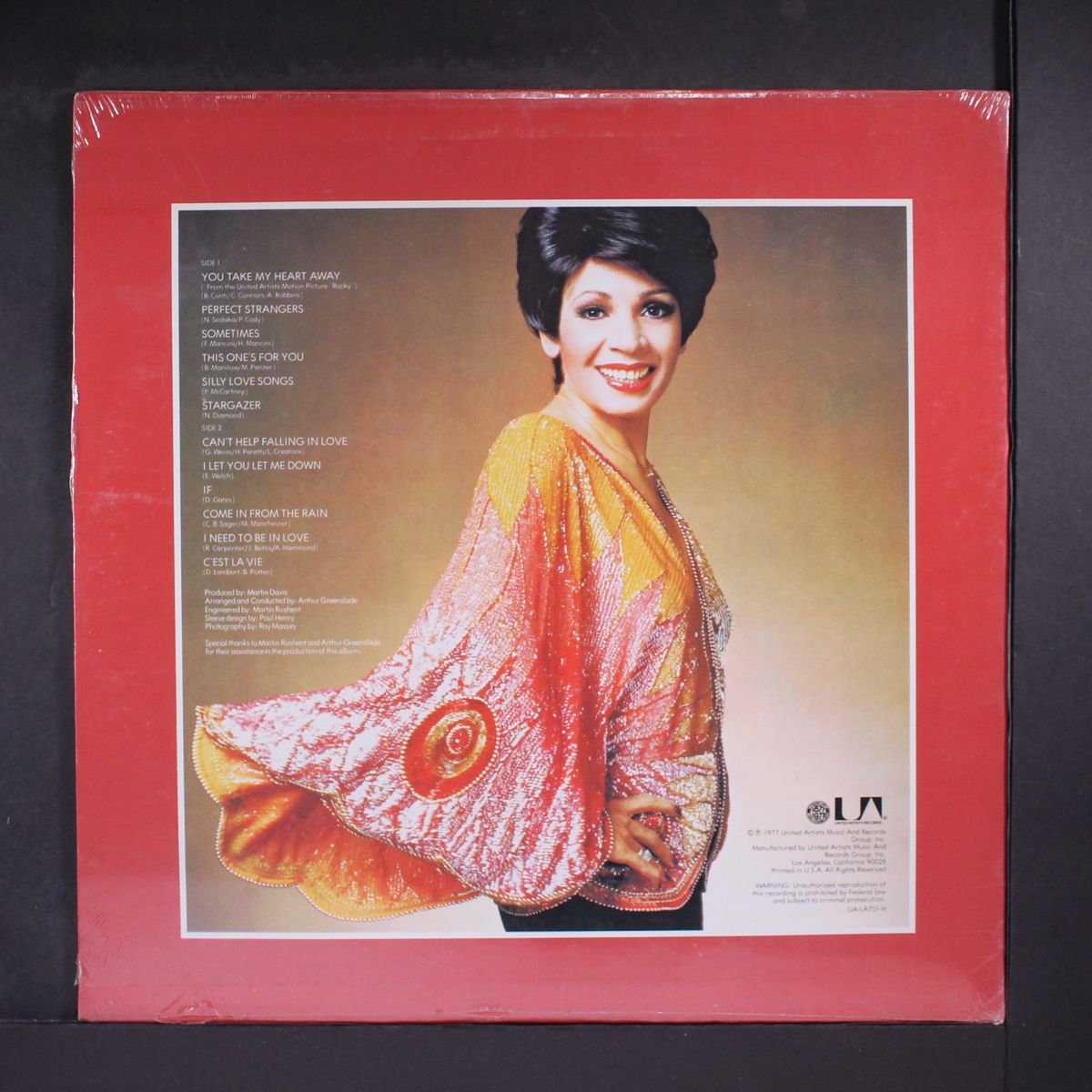 you take my heart away by SHIRLEY BASSEY