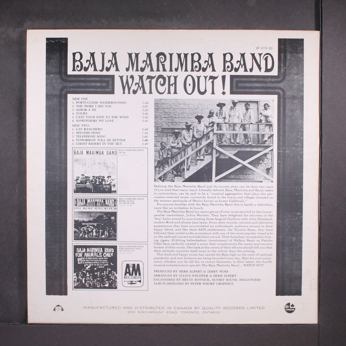 watch out by BAJA MARIMBA BAND