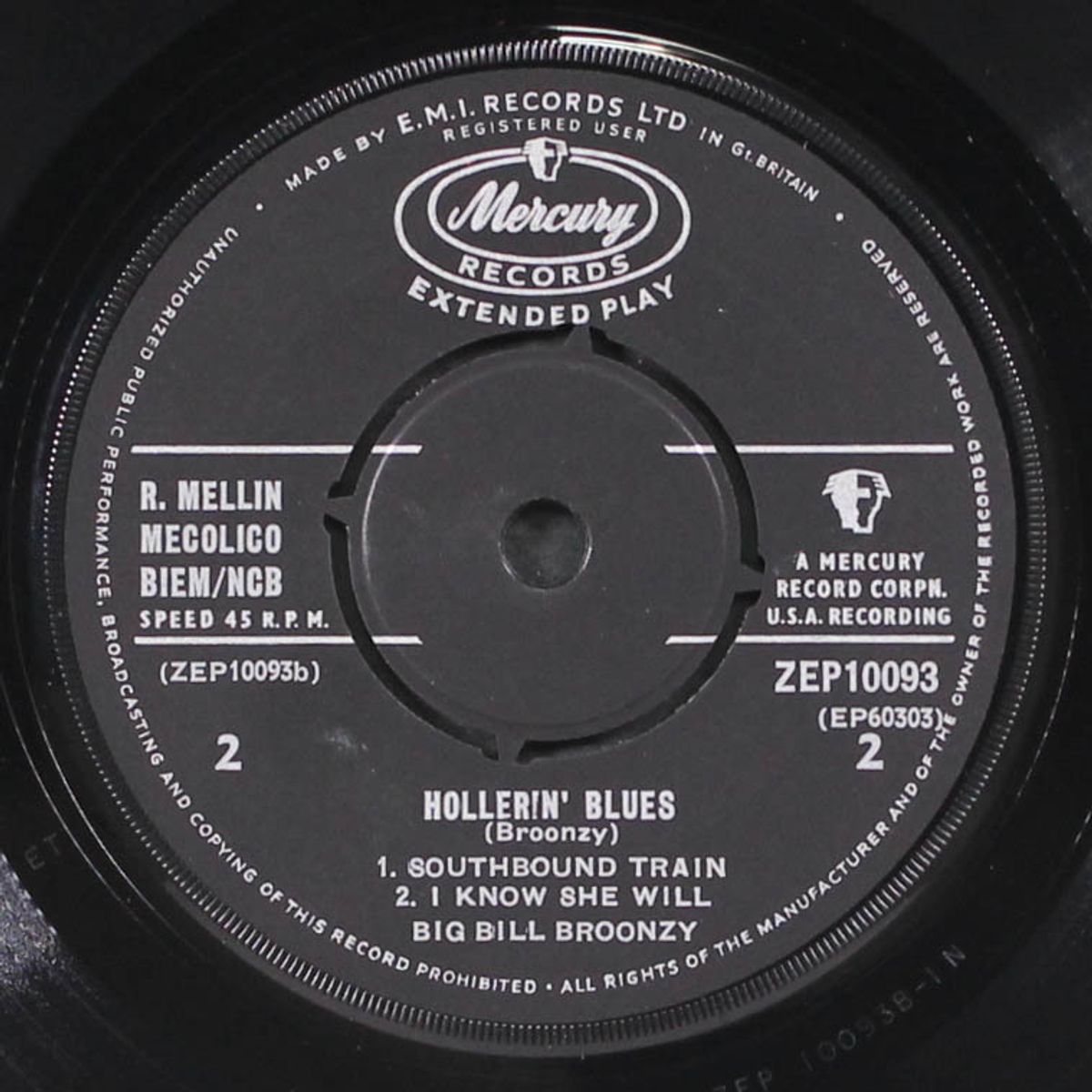 hollerin' blues by BIG BILL BROONZY