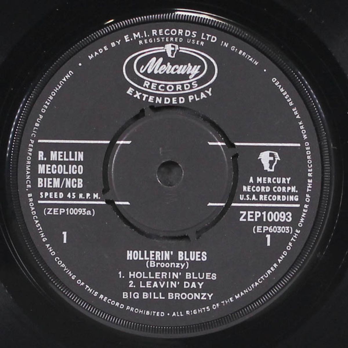 hollerin' blues by BIG BILL BROONZY