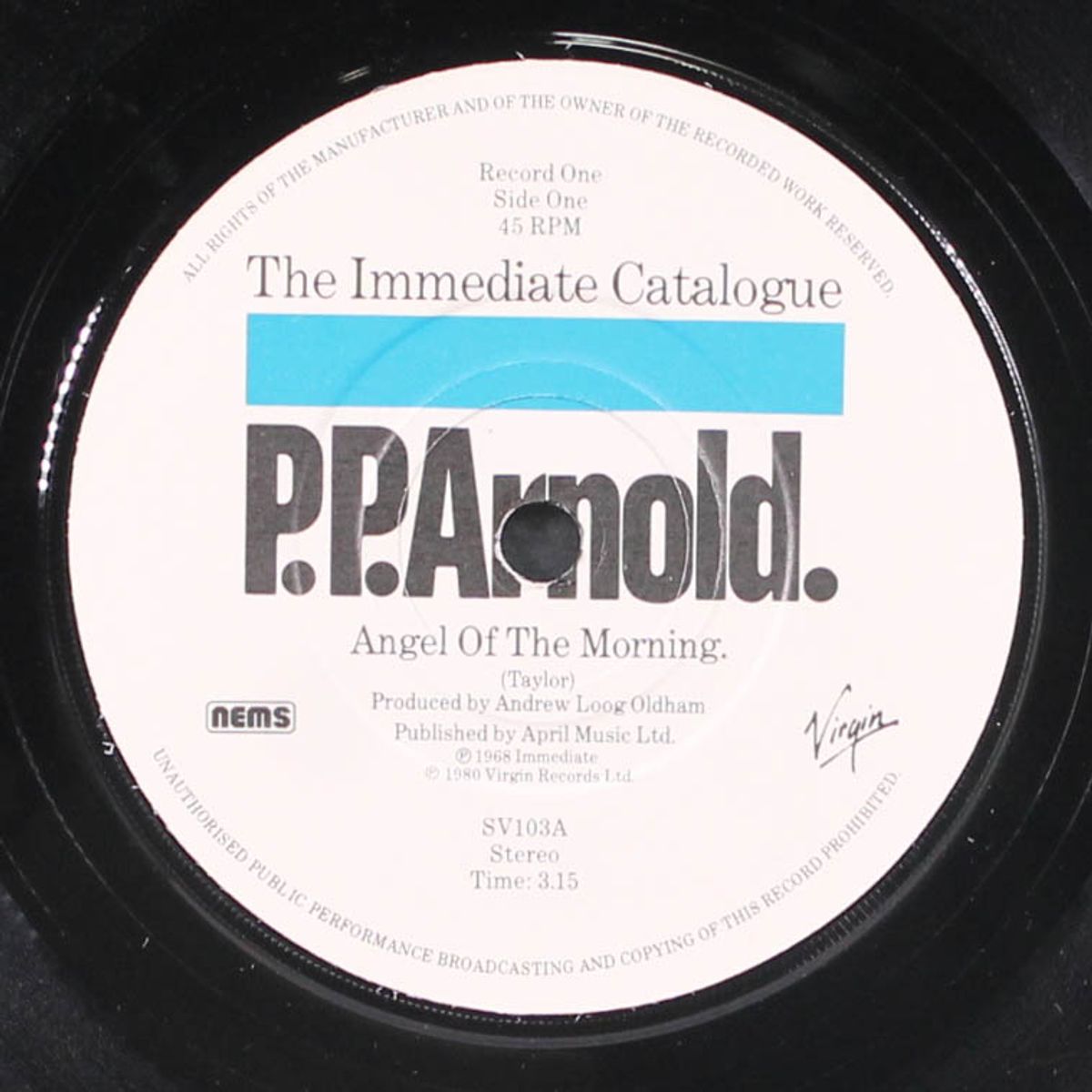 angel of the morning +4 by P.P. ARNOLD